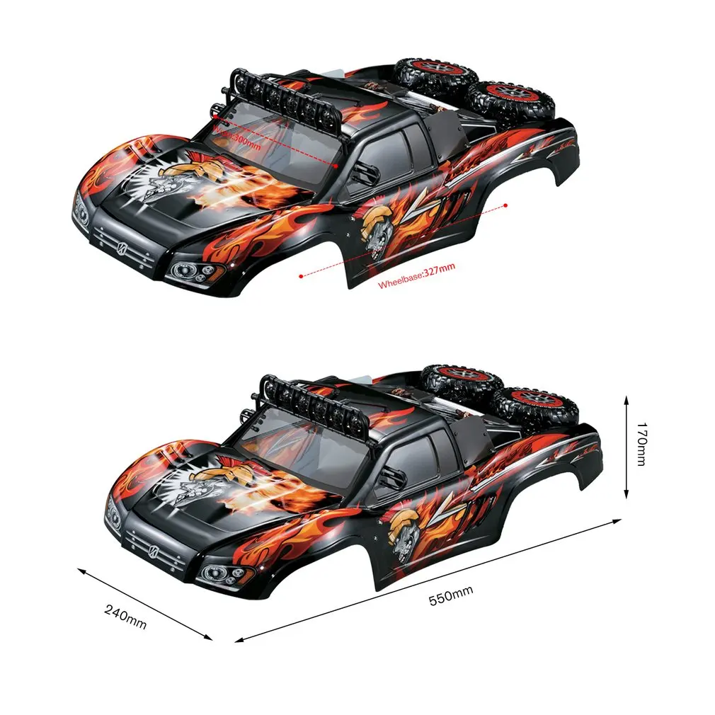 Killerbody короткий путь грузовик монстр RC автомобильный корпус Корпус рамка Комплект для 1/10 Электрический туристический автомобиль RC гоночный автомобиль оболочки diy части