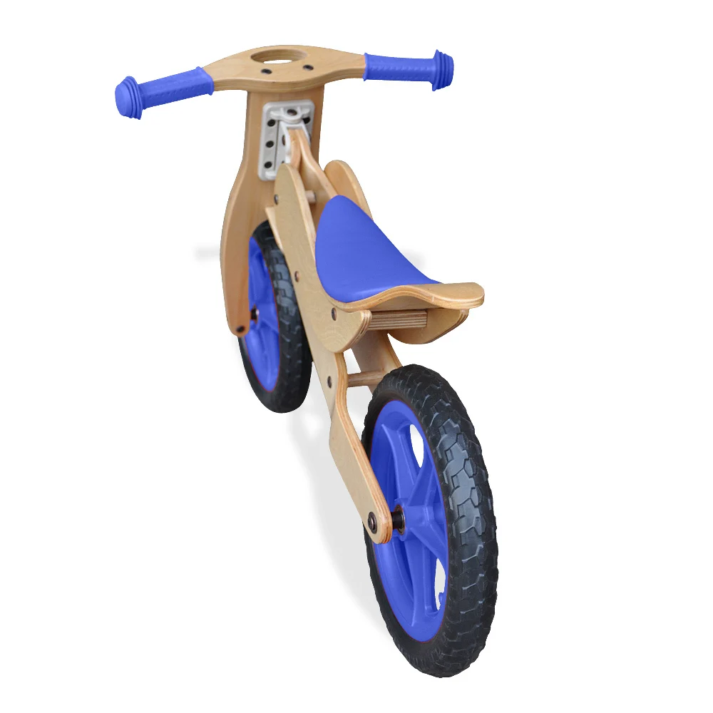 3 wheel wooden balance bike