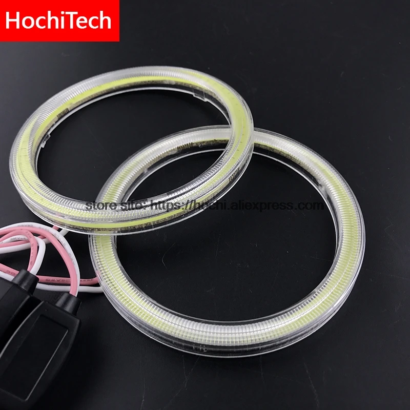 For Chevrolet Niva 2009 2010 2011 2012 2013 COB Led day Light White Halo Cob Led Angel Eyes Ring Error Free Ultra bright
