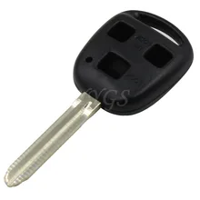 3 BUTTON REMOTE KEY FOB CASE SHELL COVER FOR TOY47 TOYOTA YARIS HIACE COROLLA AVENSIS CAMRY FREE SHIPPING