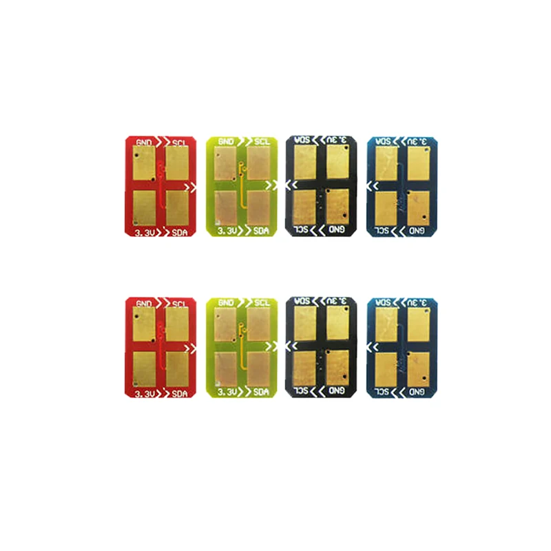 2 комплекта 8 шт тонер чипы CLP-K300A CLP-C300A CLP-M300A CLP-Y300A для Samsung CLP-300 CLP-300N CLX-2160N принтеров