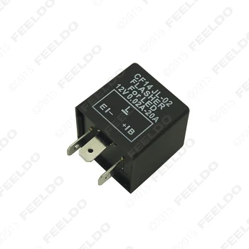 

FEELDO 10Pcs CF14 Flasher Relay Fix LED/SMD Fast Indicator BlinkerDecoder Electronic Turn Signals #FD-5358