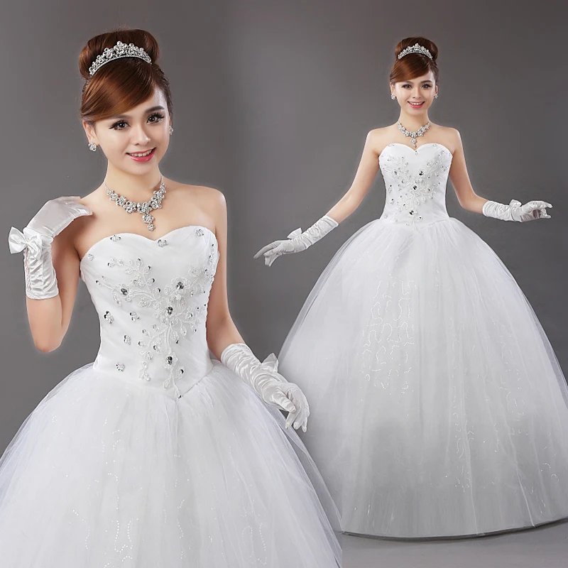 rhinestone ball gown