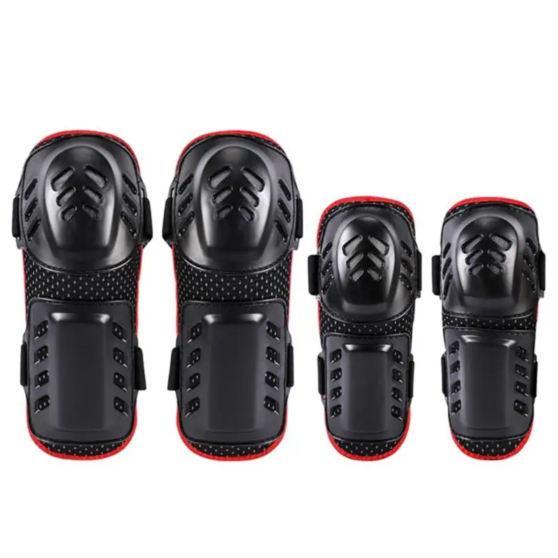 

SULAITE Multi-hole Knee Pads Elbow Four-piece Anti-shock Protection Anti-fall Skating Ski Riding Protective Gear