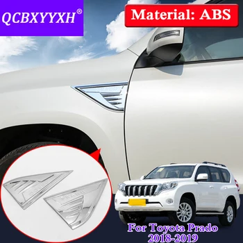 

QCBXYYXH For Toyota Prado 2018 Car Styling Car Air Outlet Shark Gills Stickers Side Vent Flow Sequins Cover Accessories