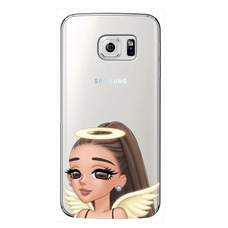 Мягкий силиконовый чехол подсластитель Ariana Grande AG Rainbow для Samsung Galaxy S6 S7 Edge S8 S9 Plus note 8