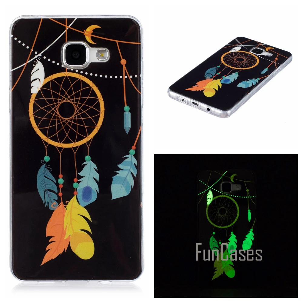 Ночной светящийся чехол для coque samsung Galaxy A5 2016 силиконовый A510 A510F | Мобильные
