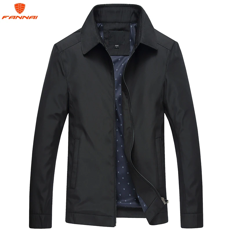 Men's Jackets 2019 New Men's Business Casual Jacket High Quality Plus Size Brand  Men Jacket Overcoat Coat
