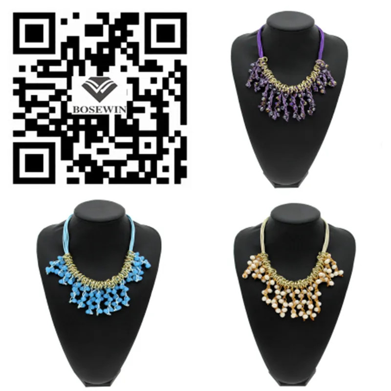 Ожерелье чокер MANILAI ручной работы с кристаллами и бусинами Женская мода Золотая