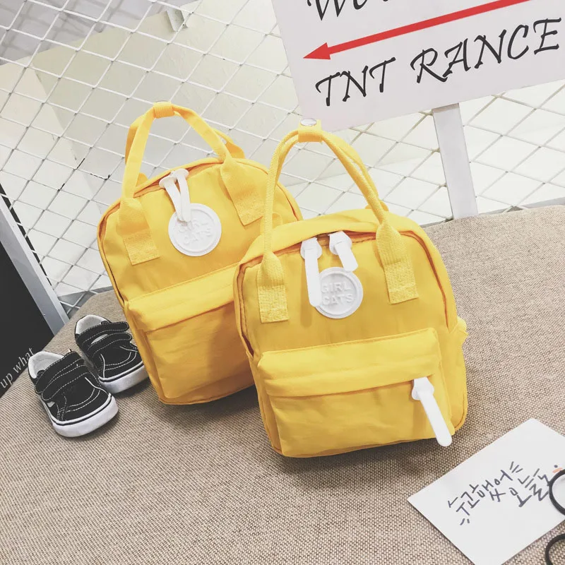 yellow Корейский вариант, детский рюкзак для родителей, женский рюкзак для колледжа, свежий стиль, студенческий рюкзак для путешествий, студенческий рюкзак, большая милая сумка конфет - Цвет: yellow