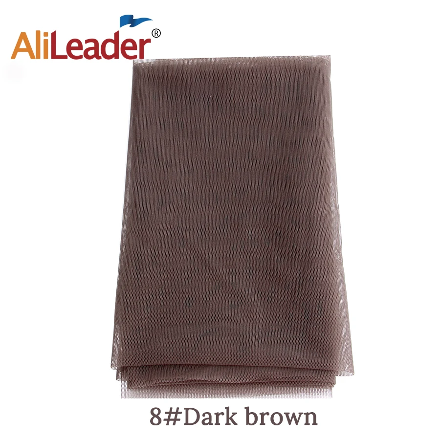 Alileader 1 Yard Light Brown Lace For Wig Making Wig Caps Lace Wigs Material Closure Frontal Foundation Wig Accessories Tools