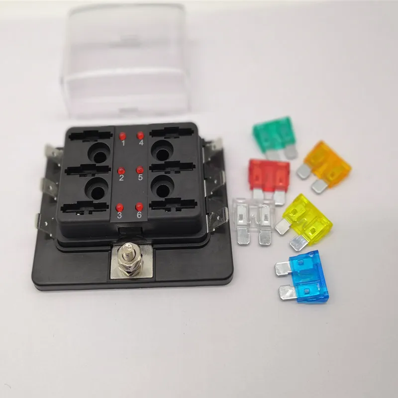 bike van Pack of 1 New inline self stripping standard blade fuse holder car