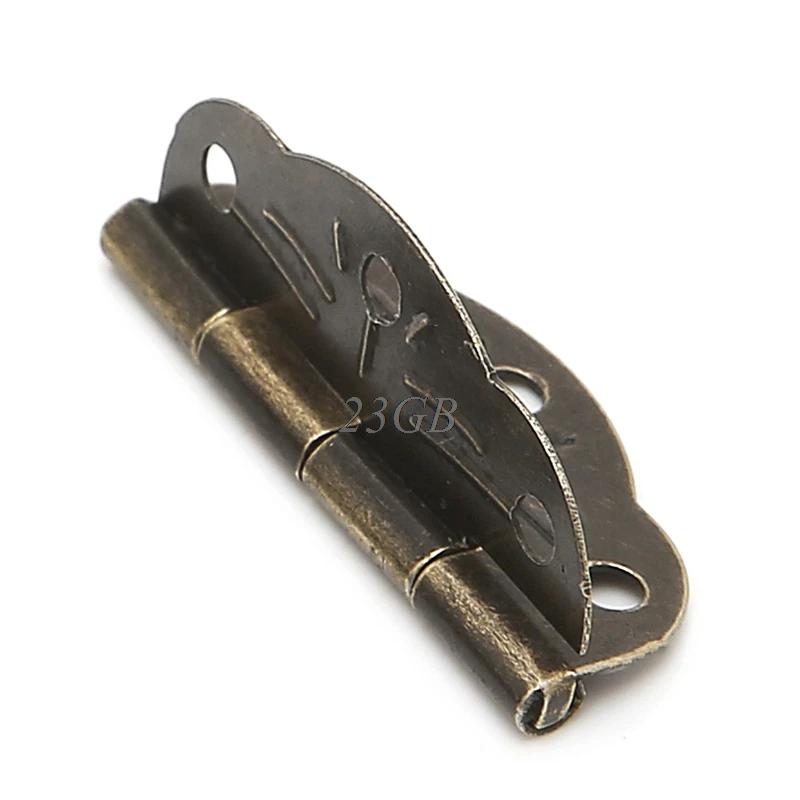 Door Butt Hinges Alloy Rotated From Antique Bronze 30mm*22mm 10PCS/SET M05 Door Butt Hinges Alloy Rotated From Antique Bronze 30mm*22mm 10PCS/SET M05