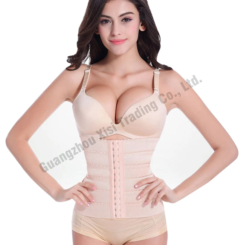 

Black/Beige Fitness Fat Burning Girdle Belt Sexy Women Body Waist Trainer Shapers Underbust Belt Corset Faja Reductora Shapewear