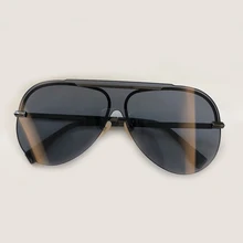 Высокое качество без оправы Солнцезащитные очки Ретро мода градиент объектива оттенков UV400 защита леди солнцезащитные очки с коробкой упаковки