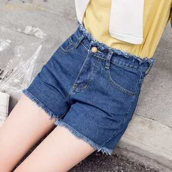 

Fashion trend street clothing summer women's short jeans ultra short cool sexy hairy hole nightclub wild women's jeans