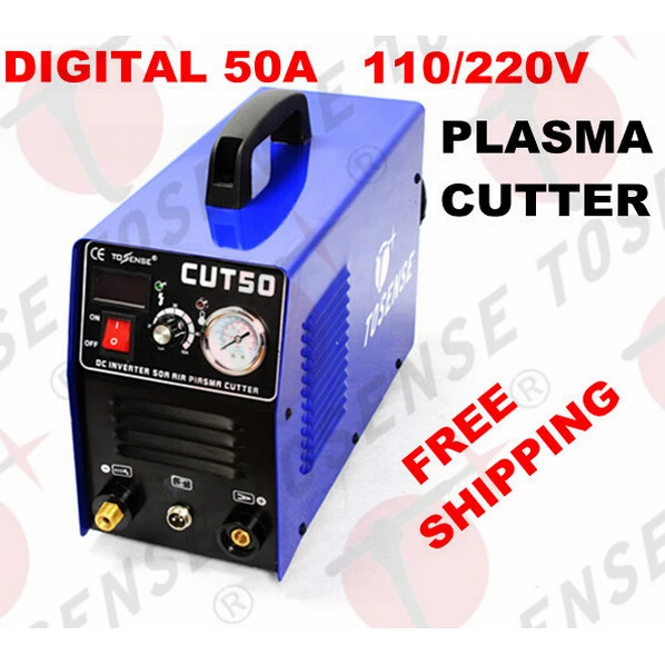 Free shipping 2016 New Plasma Cutting Machine CUT50 220V voltage 50A Plasma Cutter With PT31 Free Welding Accessories