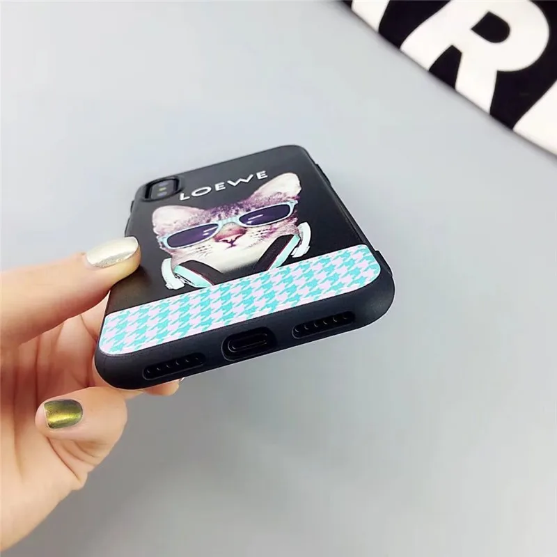 Прекрасный мультфильм рисунком матовый чехол для мобильного телефона анти стук