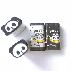 1 шт. Прекрасный Panda ластик резиновые ластики коррекции Школа канцелярских товаров студент канцелярские подарок для детей