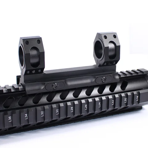 Rifle de Caça Rifle Óptica Escopo Montar – 30mm Anéis Monte Fit 20mm Picatinny Rail Quick Release Riflescope Ar15 Sight 25.4mm