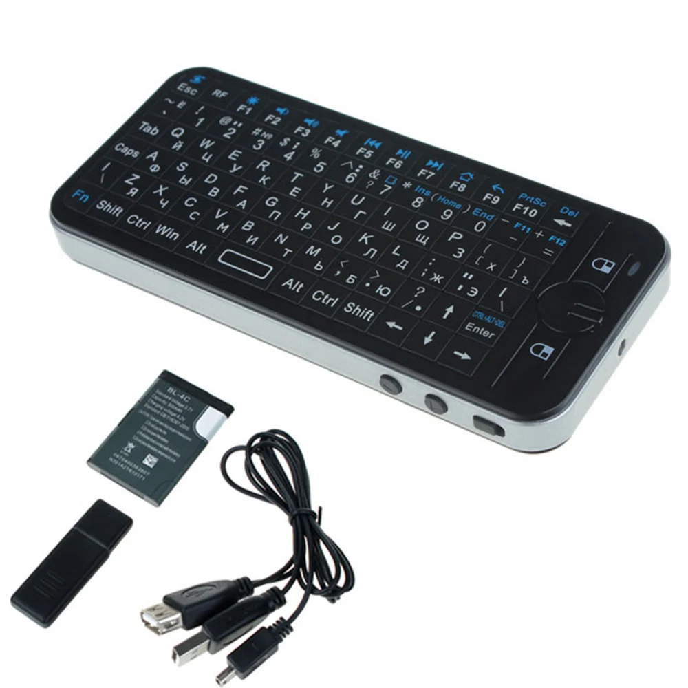 Original iPazzPort KP 810 16V New Mini Wireless Voice Keyboard Mouse