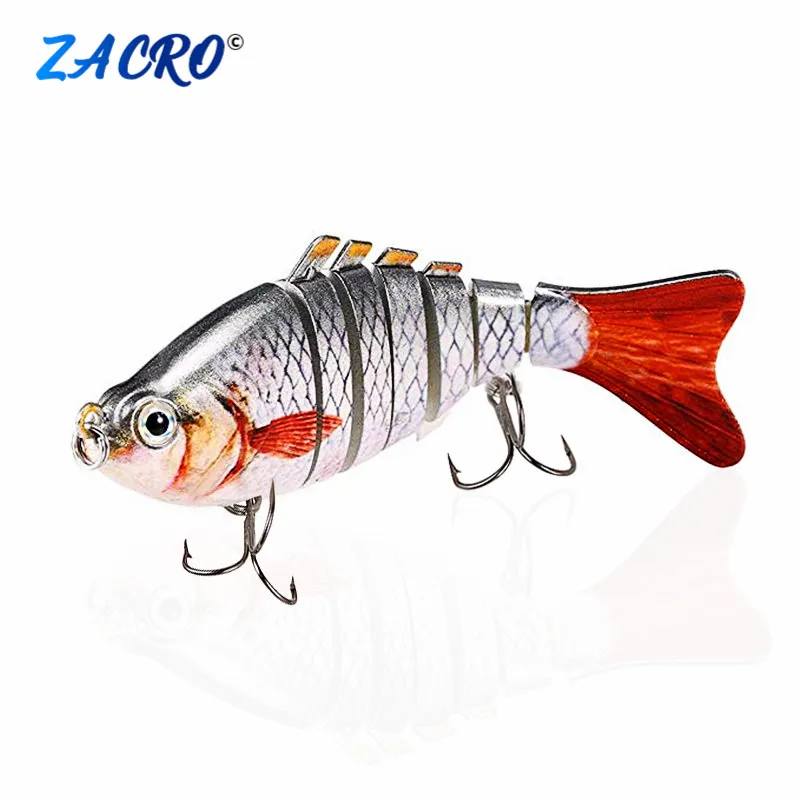 

Fishing Lure Multi Jointed Hard Bait 10cm 19.3g Artificial Bait Wobblers 6 Segments Swimbait jigging Lure Crankbait for Fishing