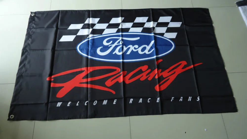 free shipping ford flag for car show, ford banner,3X5 ft size,100