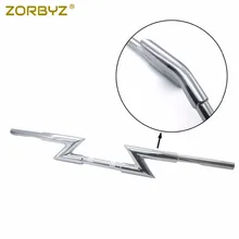 ZORBYZ мотоцикл 25 мм хромированная Ручка Drag Z бар для Harley Honda Yamaha Triumph