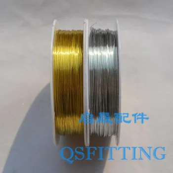

supply DIY fashion jewelry Chain,0.3MM-0.6mm Special Copper Wire for Jewelry,Bracelet Accessory,Gold Plated