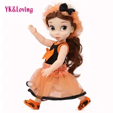 2016 New Fashion Doll Accessories Dress Clothes Halloween Style Top Skirt Shoes Headband Wear Fit 18