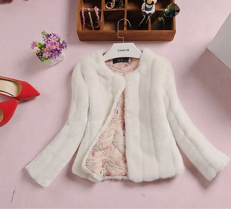 Пальто из искусственного меха зимняя теплая искусственная Меховая куртка 6XL черный белый пальто с кроличьим мехом большой размер женская одежда пальто vetement