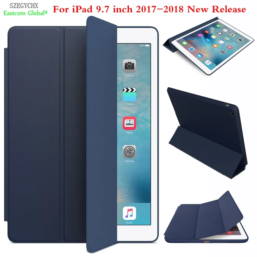 

For iPad Pro 11 inch Case For New ipad 9.7 2017 2018 Cover Ultra Slim Smart Cover Stand Auto Wake / Sleep with LOGO