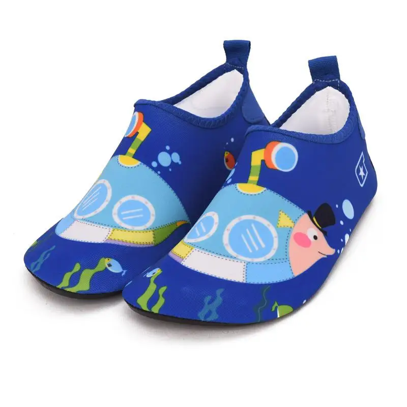 Pantufa Infantil/детские тапочки; быстросохнущая детская обувь для плавания; носки для пляжа и бассейна с героями мультфильмов - Цвет: 5