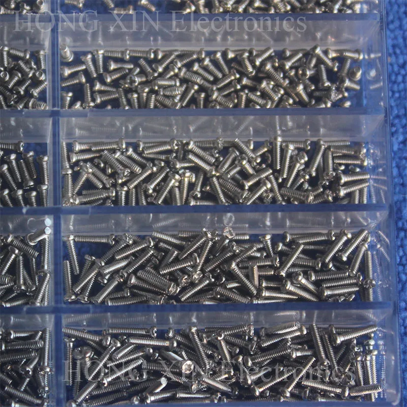 1000Pcs/set Tiny Assortment For Clock Watch Eye Glasses Screws Repair Kit Tool watch for parts Screwdriver Tweezers Repair Kit