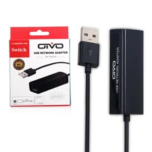 Для nintendo Switch Видео игровой автомат аксессуары USB Сетевая карта Мини Портативный DC 5 В в USB 2,0 LAN Интернет сетевой приемник