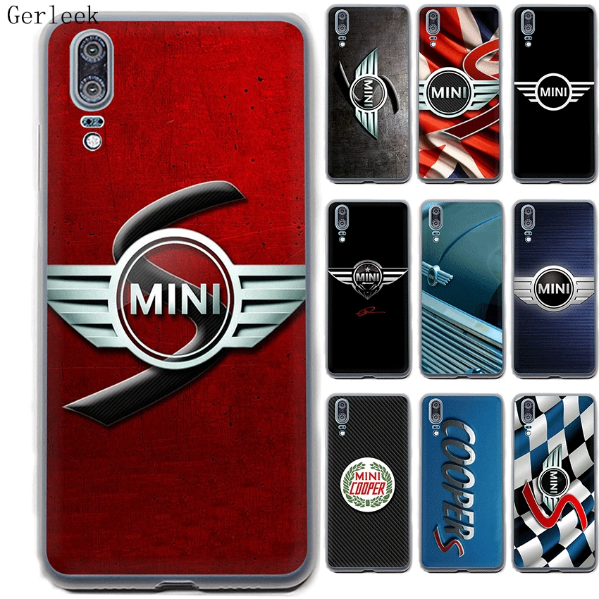 Gerleek силиконовый чехол для телефона Covermini Cooper huawei P30 P20 P10 P8 P9 Lite P умный защитный