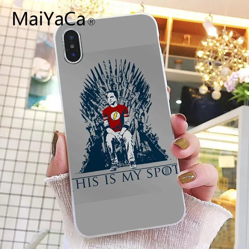 Maiyaca The Big Bang Theory Coque Shell чехол для телефона iPhone 8 7 6 6S Plus X XS MAX 5 5S SE XR 10 Fundas Capa - Цвет: A7