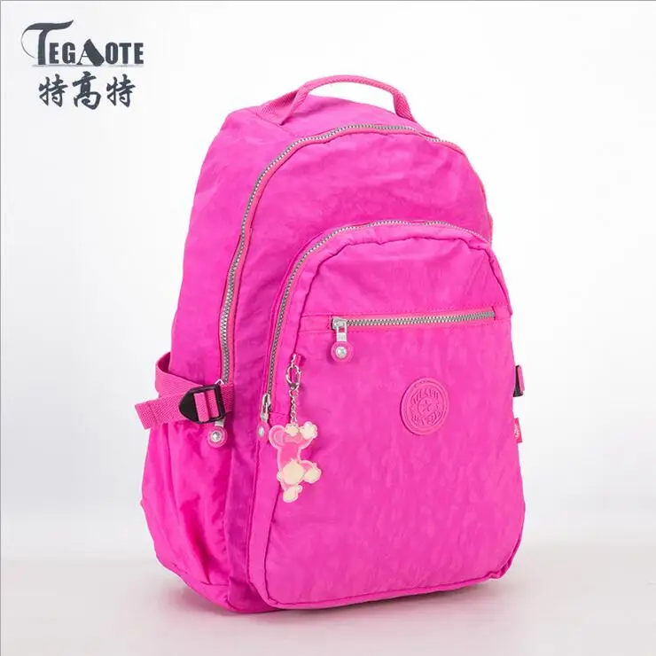 TEGAOTE, женский рюкзак для девочек-подростков, нейлоновые рюкзаки, Mochila Feminina, женский рюкзак для путешествий, школьный рюкзак, сумка для путешествий - Цвет: 3