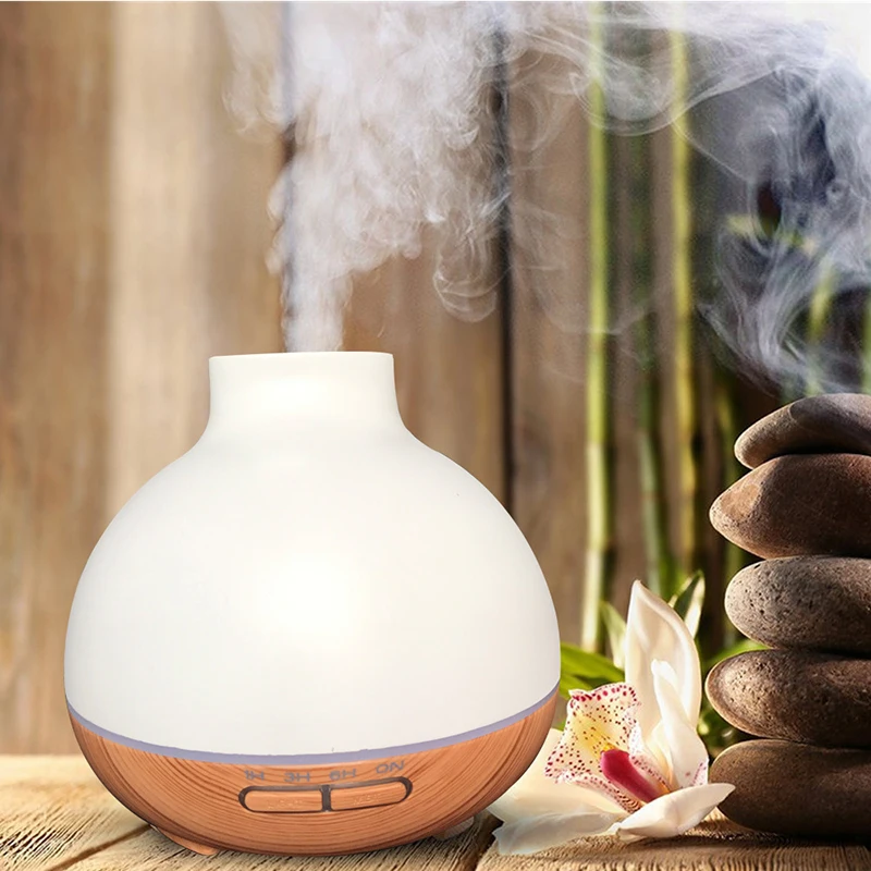 400ml Ultrasonic Humidifier Aroma Essential Oil Diffuser  Air Humidificadores With Night light Mist Maker fogger brumisateur  (20)
