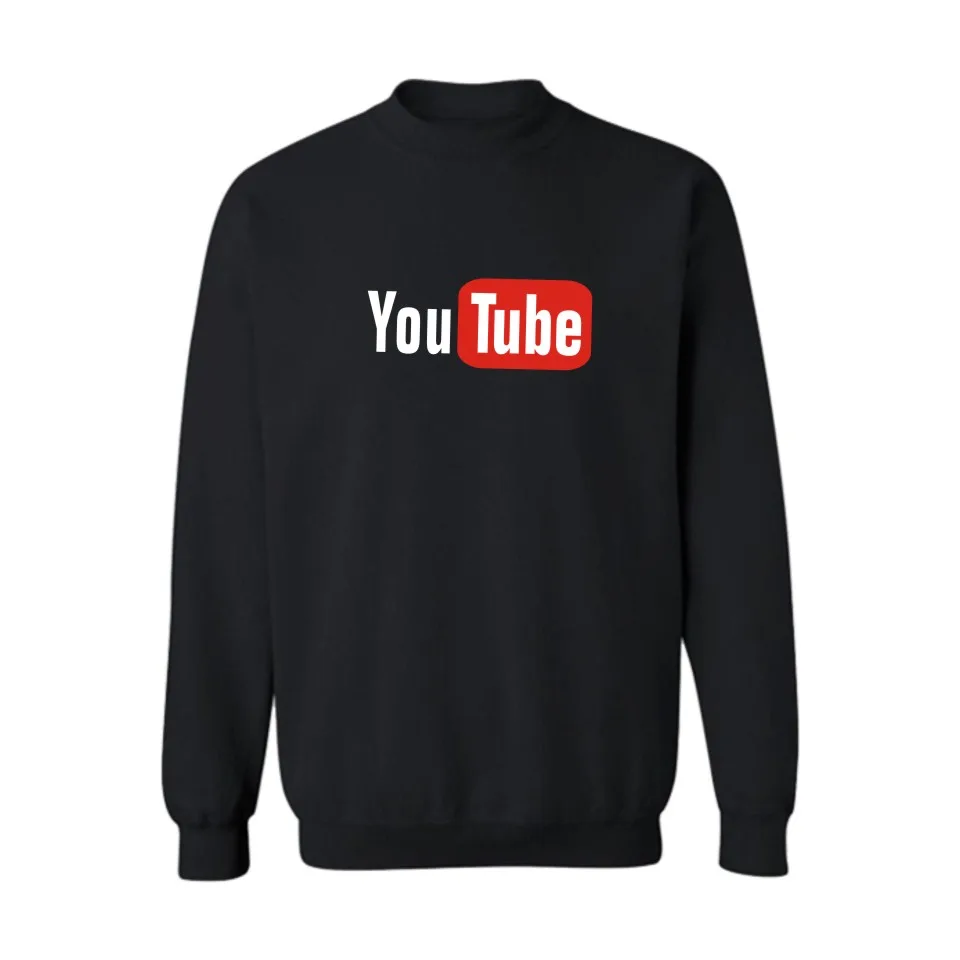 

Youtube Design Fashion Hoodie Sweatshirt Men/Women Harajuku You Tube Hoodies Sweatshirts Sudaderas Hombre Brand Tops Clothing