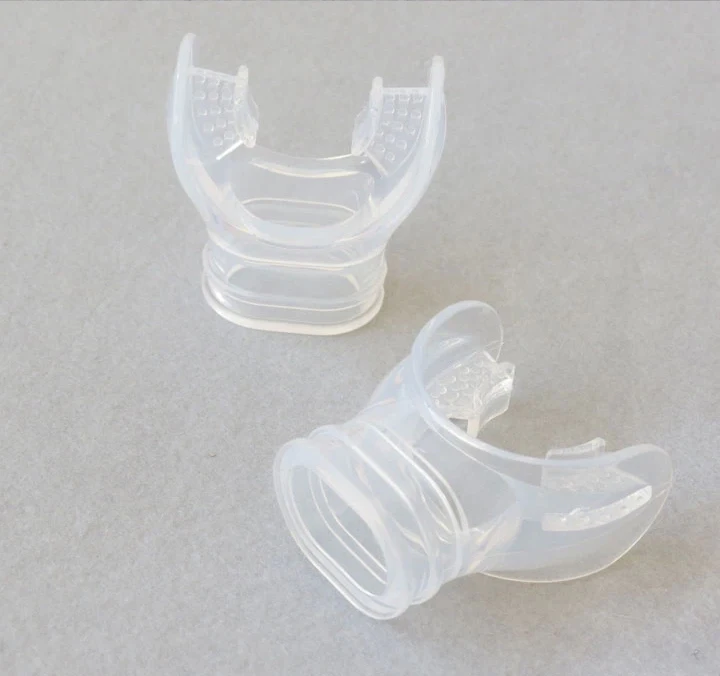 50pcs/lot silicone diving mouthpiece for snorkeling mouthpiece diving snorkel mouthpiece Adult
