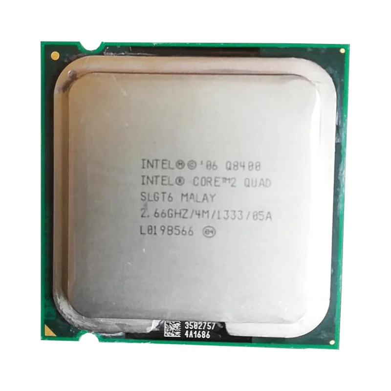 Процессор intel core 2 quad Q8400 Socket LGA 775 cpu 2,66 Ghz/4 M/1333 GHz