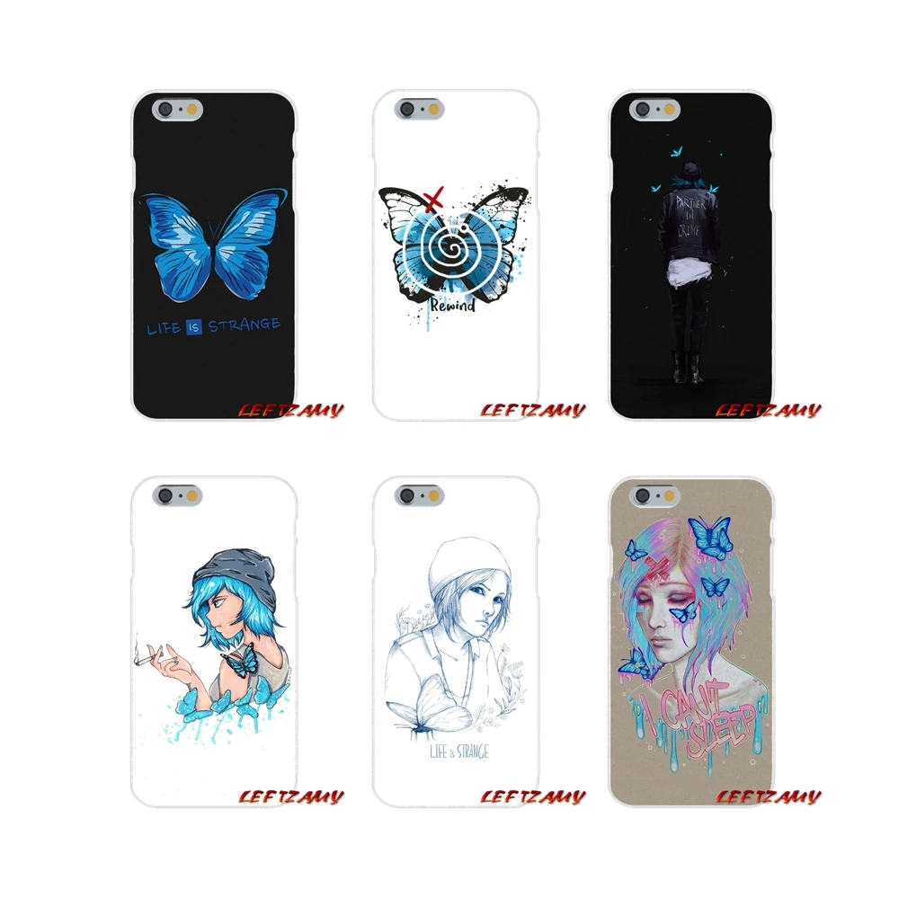 Прозрачный чехол из ТПУ для iPhone X XR XS MAX 4 4S 5 5S 5C SE 6 6S 7 8 Plus ipod touch Life Is stranna butterfly Flexible |
