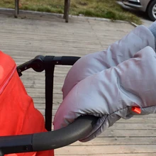 Зимняя детская коляска, муфта для рук, детская коляска, теплая меховая флисовая накидка для рук, сумка для коляски, муфта для коляски, аксессуары для коляски