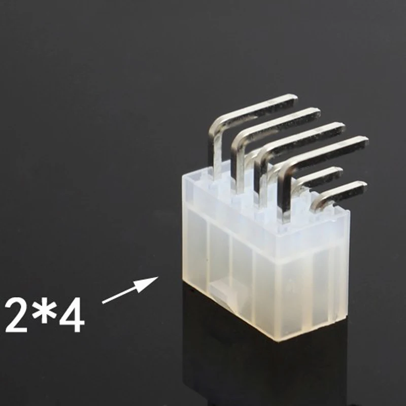 

50pcs 4.2mm Pitch 2p4p6p8p10p12p14p Connector Socket Bent Needle Seat Solid Double Row For PCB Circuit Welding Plate