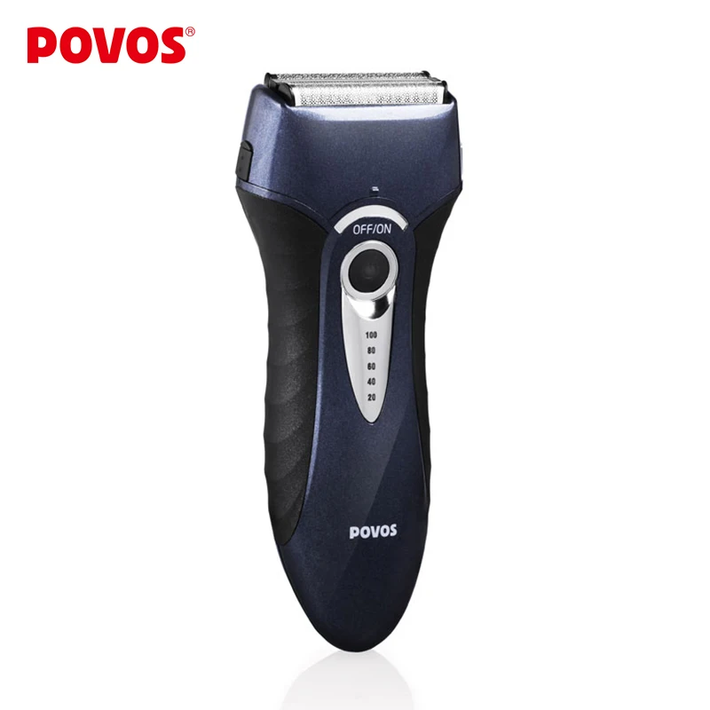 

POVOS Men Rechargeable Electric Shaver Fully Washable Triple Blade EU Plug Personal Care Razor Shaving PS8108
