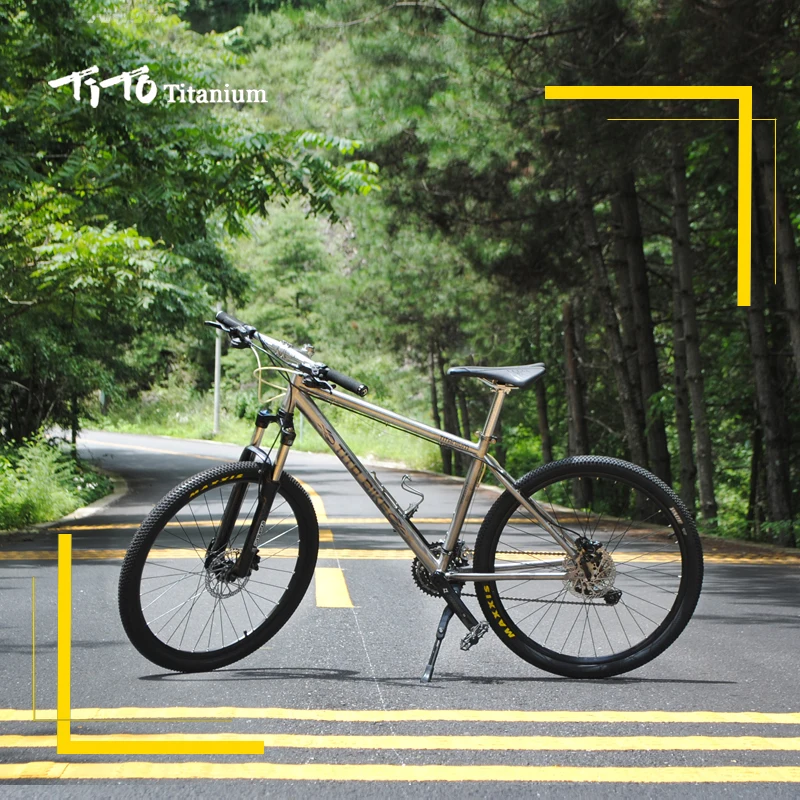 TiTo титановый сплав MTB велосипед 26 27,5 колесная установка XT M780 костюмы 30 скоростей Сверхлегкий 12,17 кг титановый велосипед