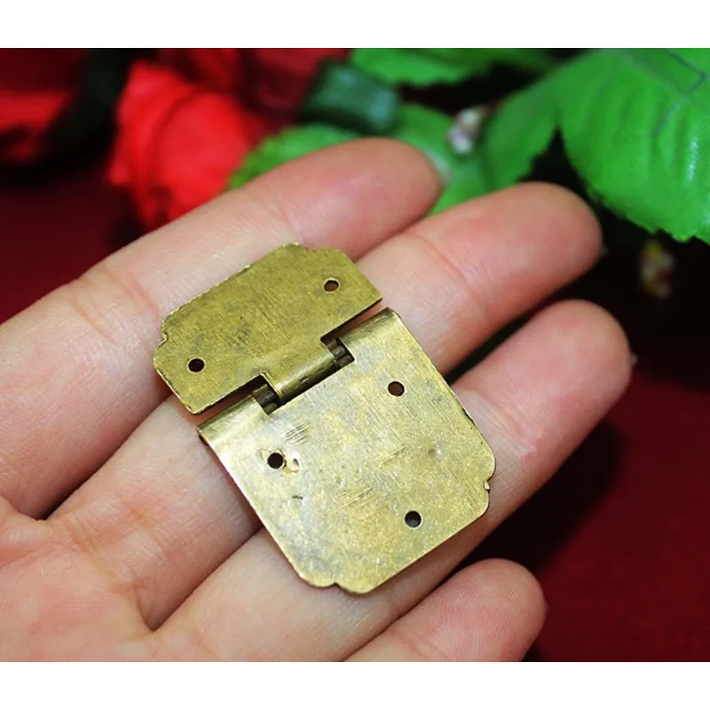 

1PCS 35x23mm Brass Butterfly Carved Hinge Decors Door Hinges Wooden Gift Jewelry Box Hinge Fittings Furniture Hardware