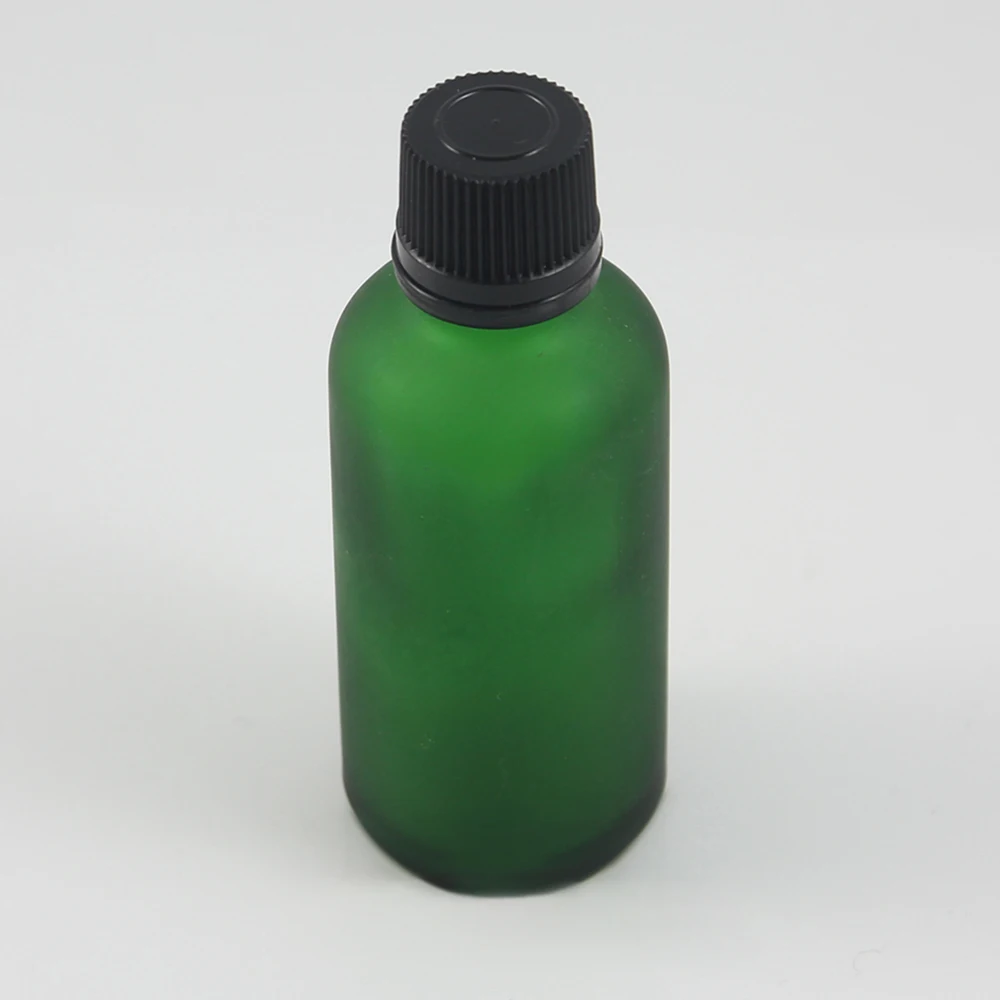 Косметический контейнер стекло 50 мл эфирное масло бутылка с капельницей, 1,7 унции матовое стекло бутылка