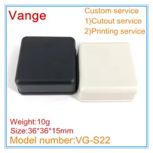 2 шт./лот пресс-форма для изготовления IP54 ABS пластиковый корпус для электронного проекта Бесплатные Винты внутри 36*36*15 мм